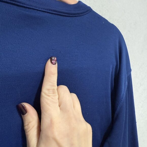 Vintage Patagonia Capilene Shirt Mens Large Blue Long Sleeve Base Layer 90s - Picture 6 of 7